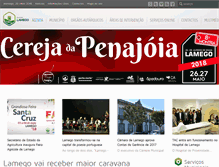 Tablet Screenshot of cm-lamego.pt
